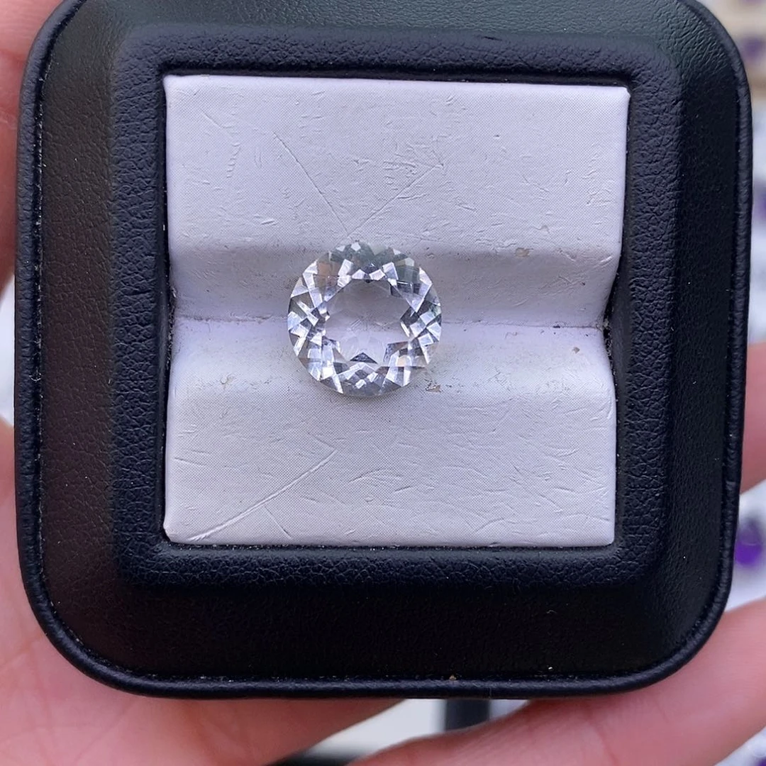 水晶纯天然水晶裸石定制4.9c t x未镶嵌Y****i