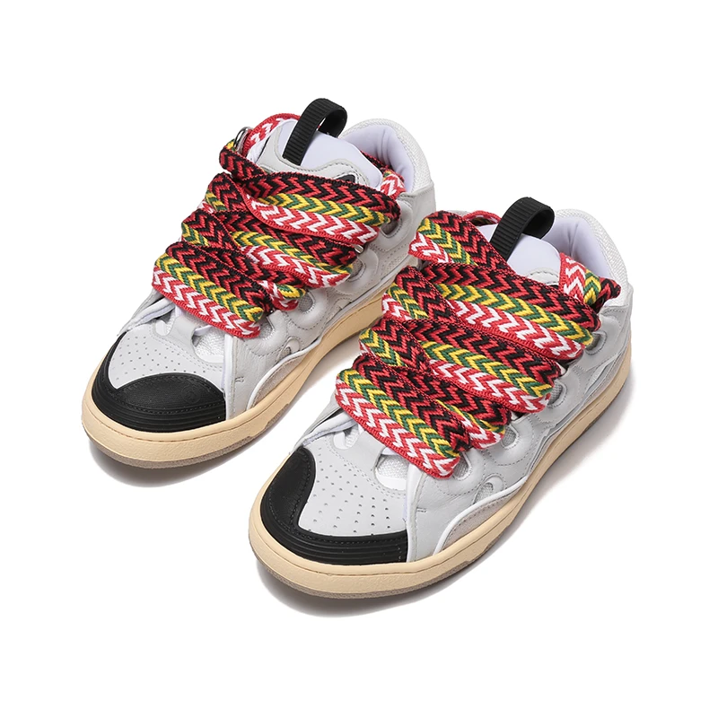 未使用 LANVIN 浪凡女士系带运动鞋板鞋FW SKDK02 DRA2 A21