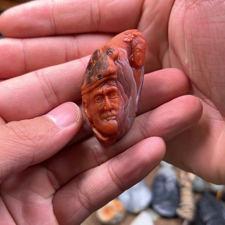 定制玛瑙挂件未镶嵌用****8