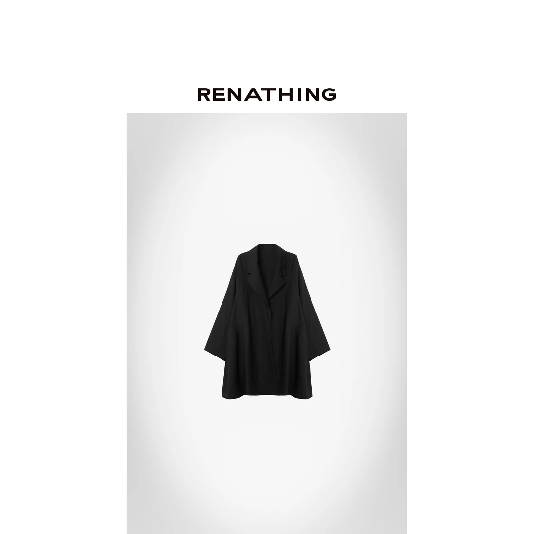 【RENATHING】大落肩廓形感宽松外套