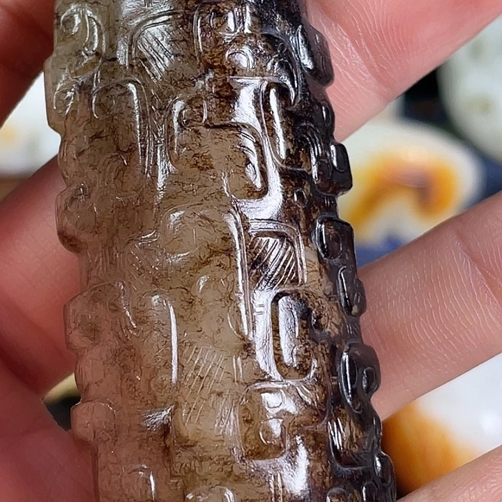 哎***去和田玉未镶嵌挂件