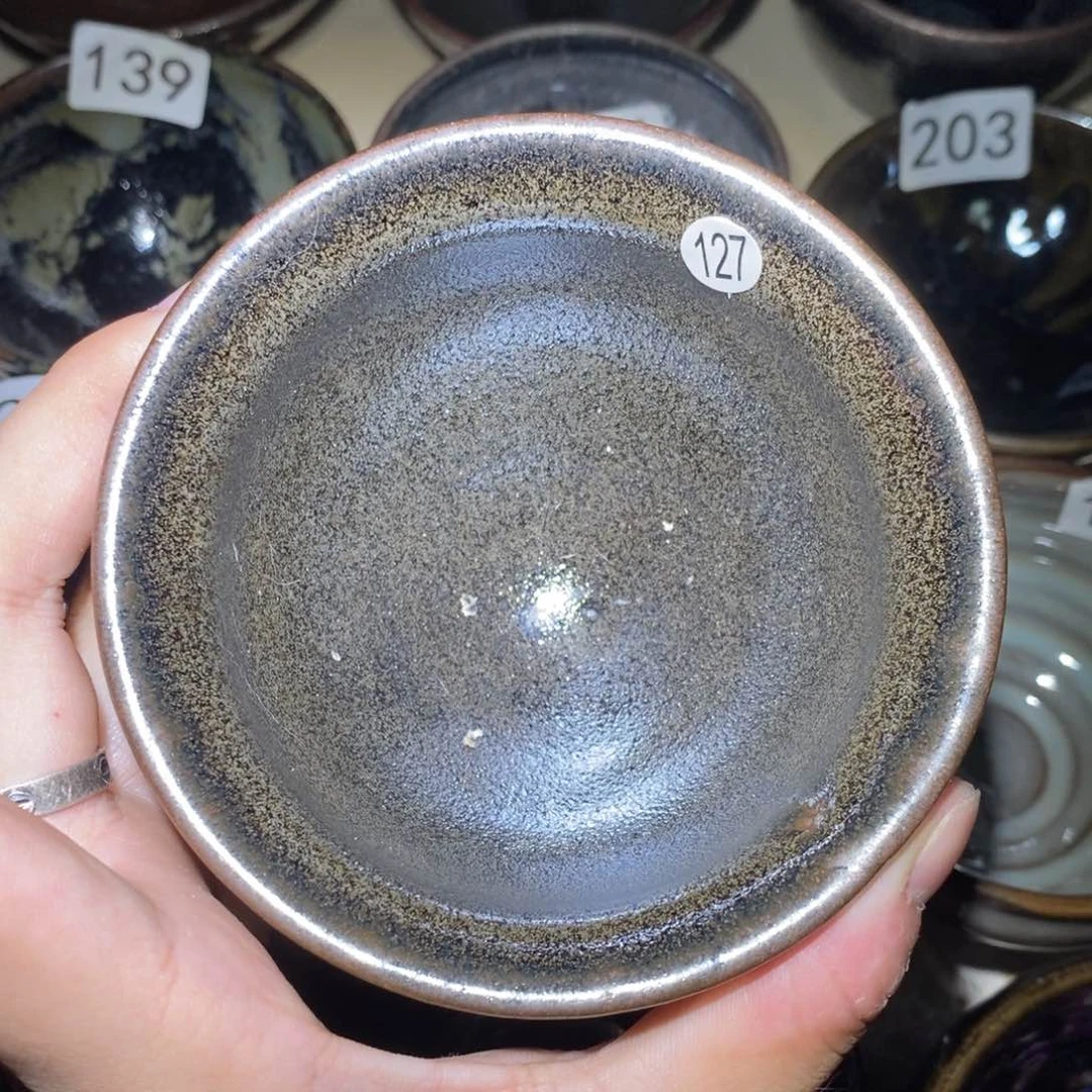 茶盏建窑建盏127微瑕