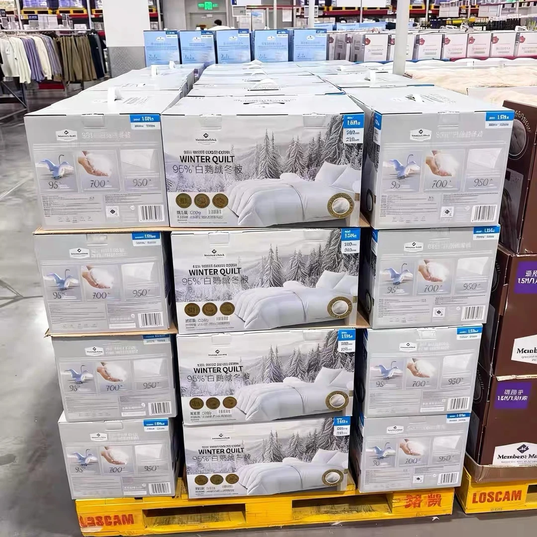 Sam新款95白鹅绒冬被正品春秋被冬被双人单人羽绒被