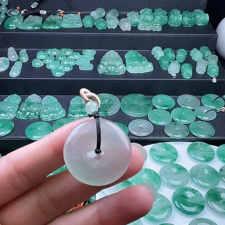 石英质玉未镶嵌吊坠(不含链)