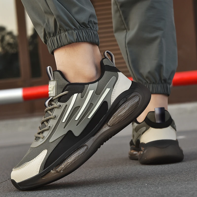 8829春秋款轻奢气垫真爆休闲百搭情侣款跑鞋男女鞋