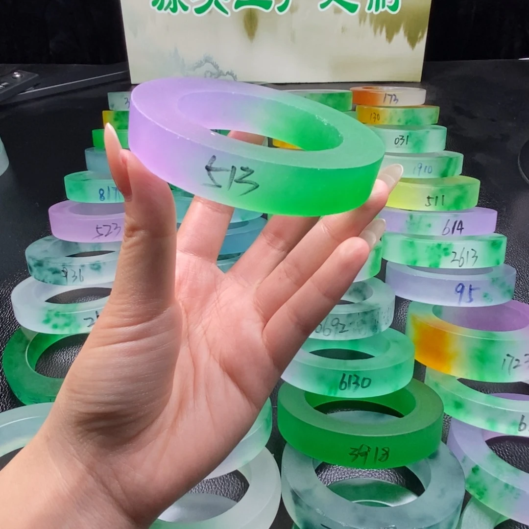 金***忧玉独龙翠百搭手镯