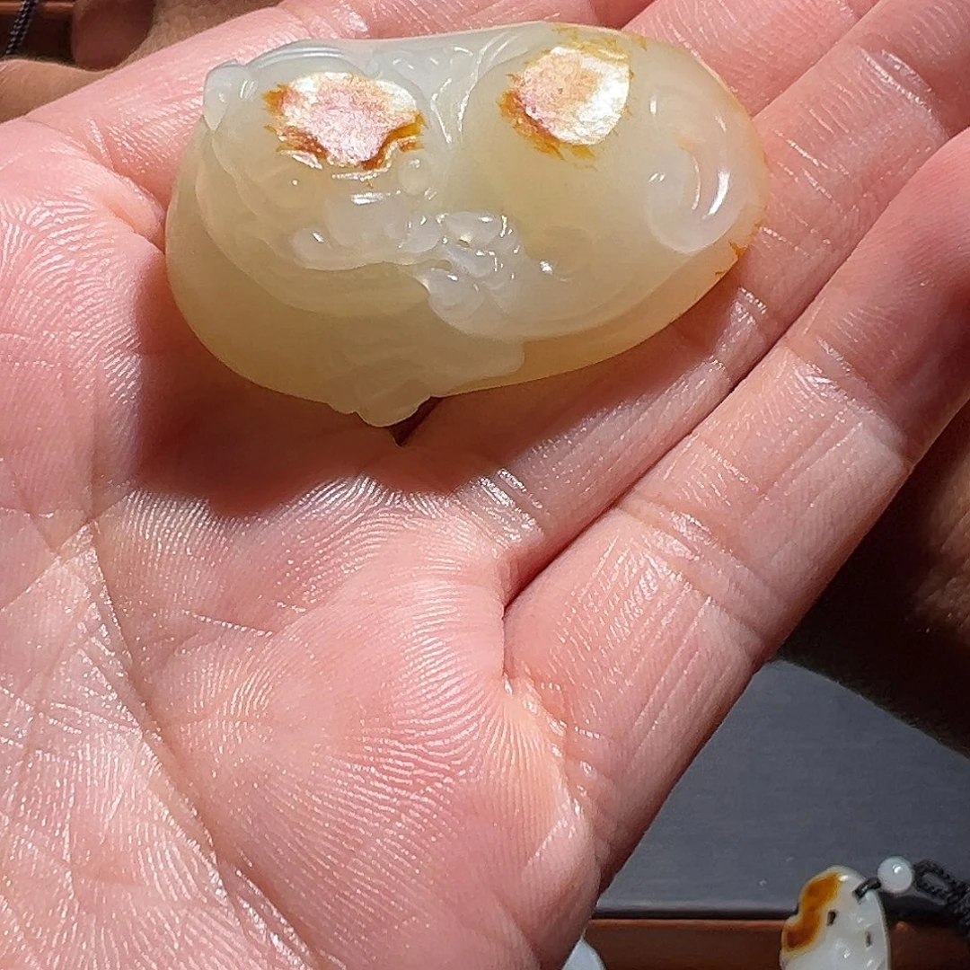 渴***望和田玉未镶嵌颈饰