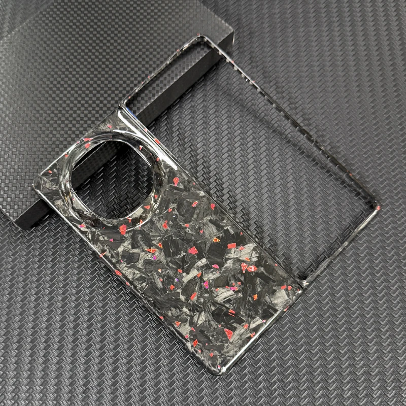 适用于华为mateX6锻造碳纤维手机壳超轻新款个性薄凯夫拉手机壳