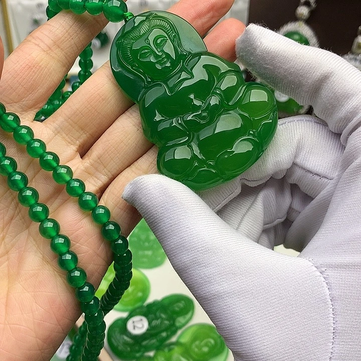 玛瑙/玉髓未镶嵌吊坠