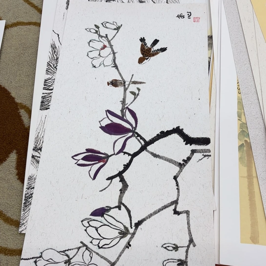 国画33-66卡纸作品艺