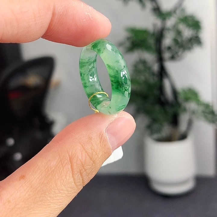 翡翠未镶嵌戒指14号