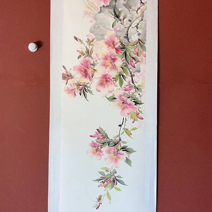 国画听兰老师花鸟