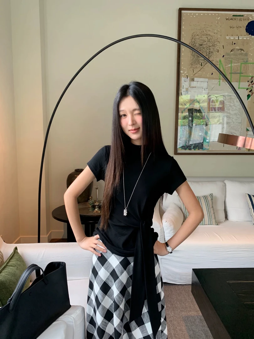 绑带高弹精致上衣