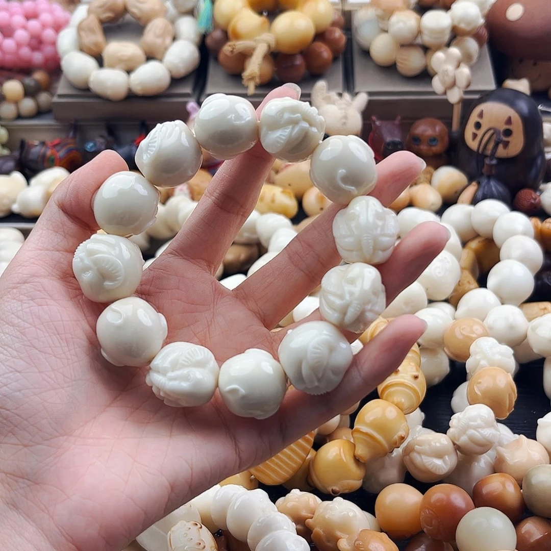 菩提根/象牙果吊坠小象
