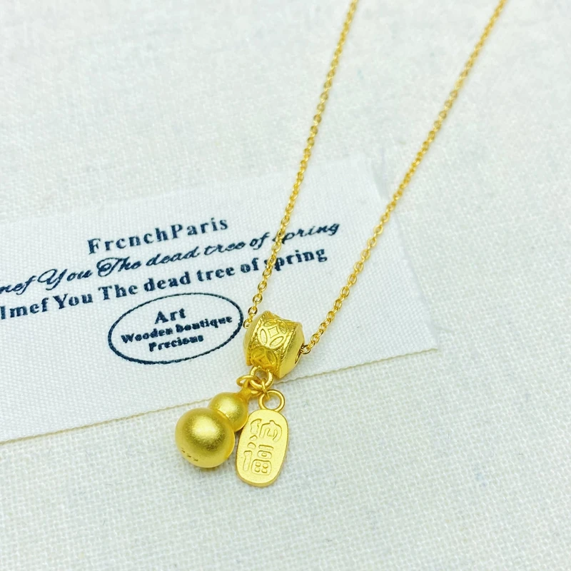 项链 K0473黄色路路通葫芦项链多样性发货47553