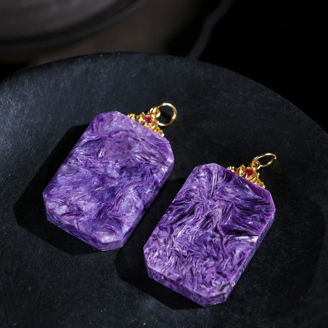 【思嘉】云栀 · 紫龙晶瑞绥方牌吊坠 | 多样性发一 DFS016