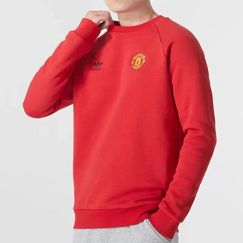 Adidas阿迪达斯~三叶草冬季新款加绒运动服休闲套头衫IK8702