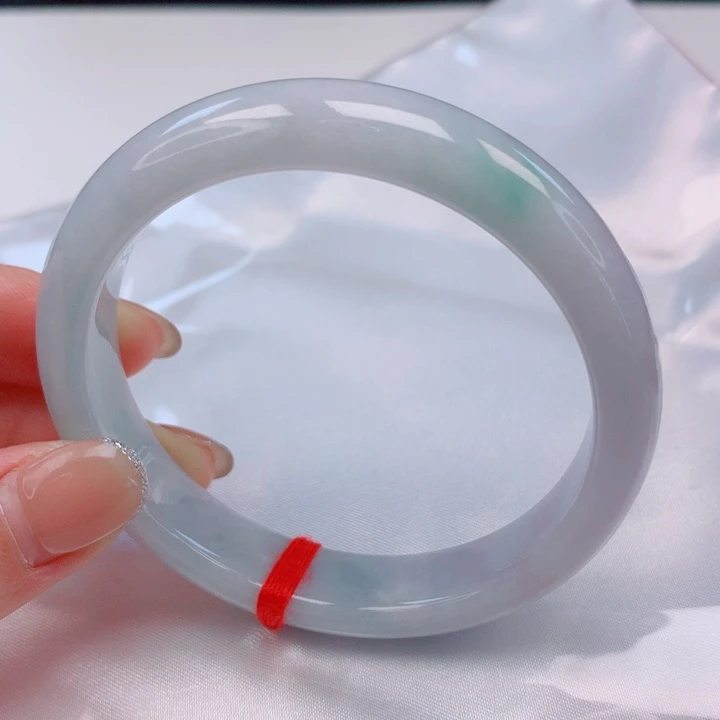 翡翠未镶嵌手镯59圈口超值捡漏……