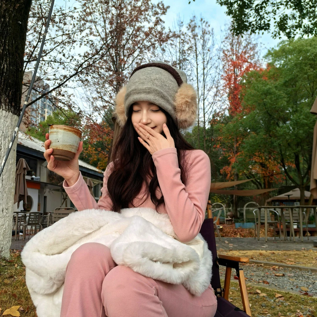 头头&冬季女毛线帽女士冬季显脸小帽子日系防风时尚秋冬