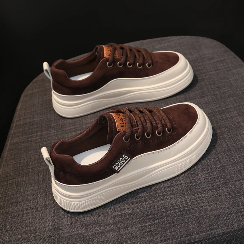 3.5cm板鞋女款2025新款爆款秋季百搭网红小白鞋学生休闲运动鞋女