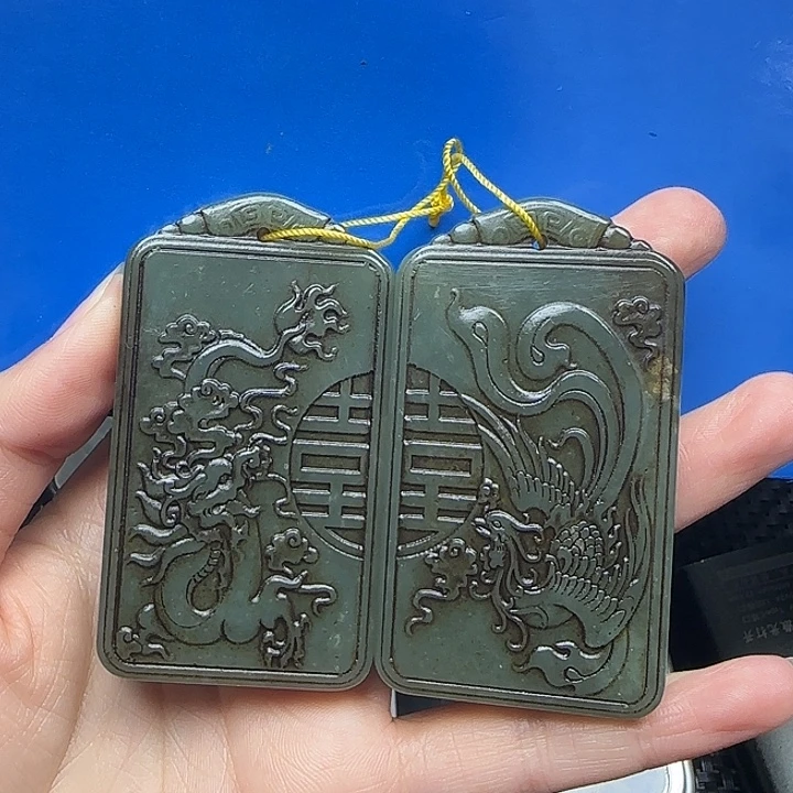 和***靖和田玉未镶嵌挂件