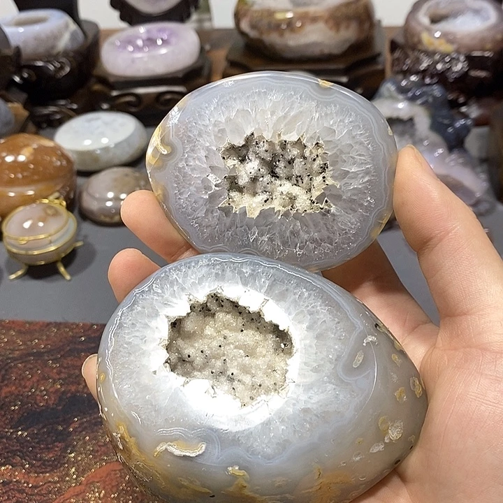 水晶摆件未镶嵌聚宝盆