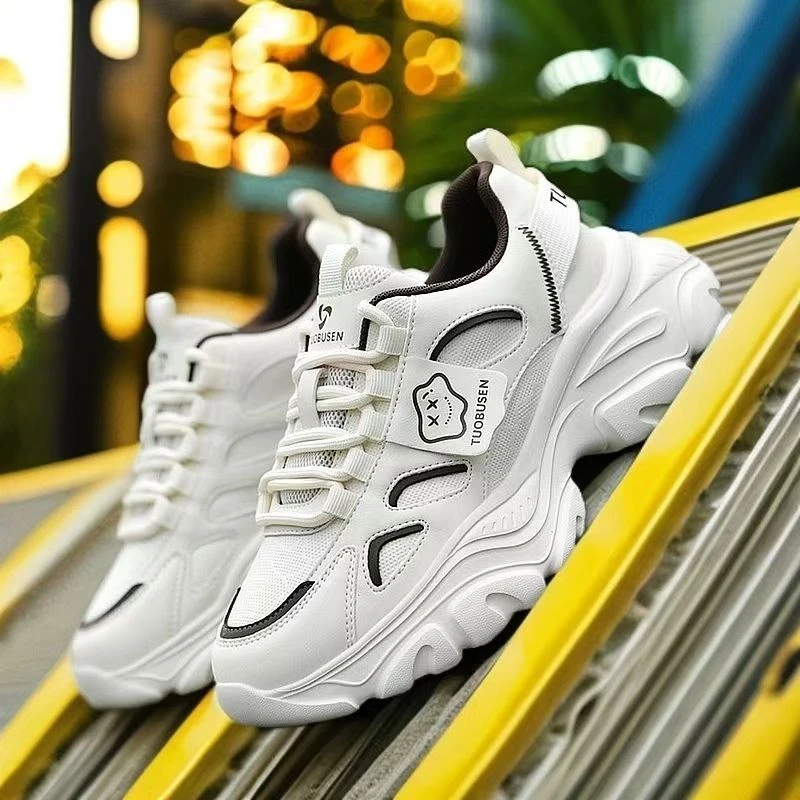 拓步森M1687笑脸时尚女鞋磁疗振动按摩健康鞋2024新款时尚运动鞋