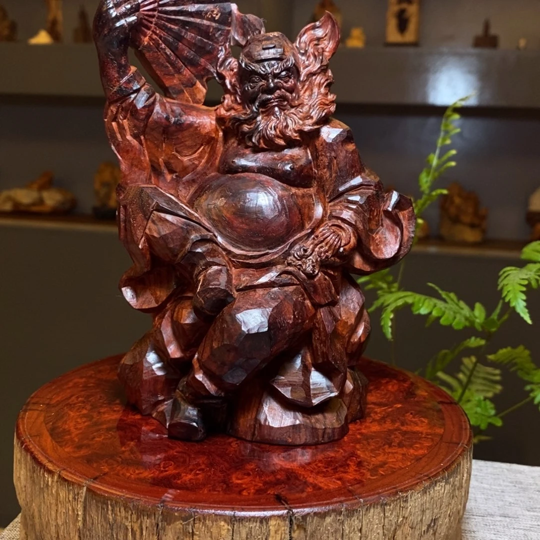 Z***z檀香紫檀（小叶紫檀）小叶紫檀钟馗清刀摆件