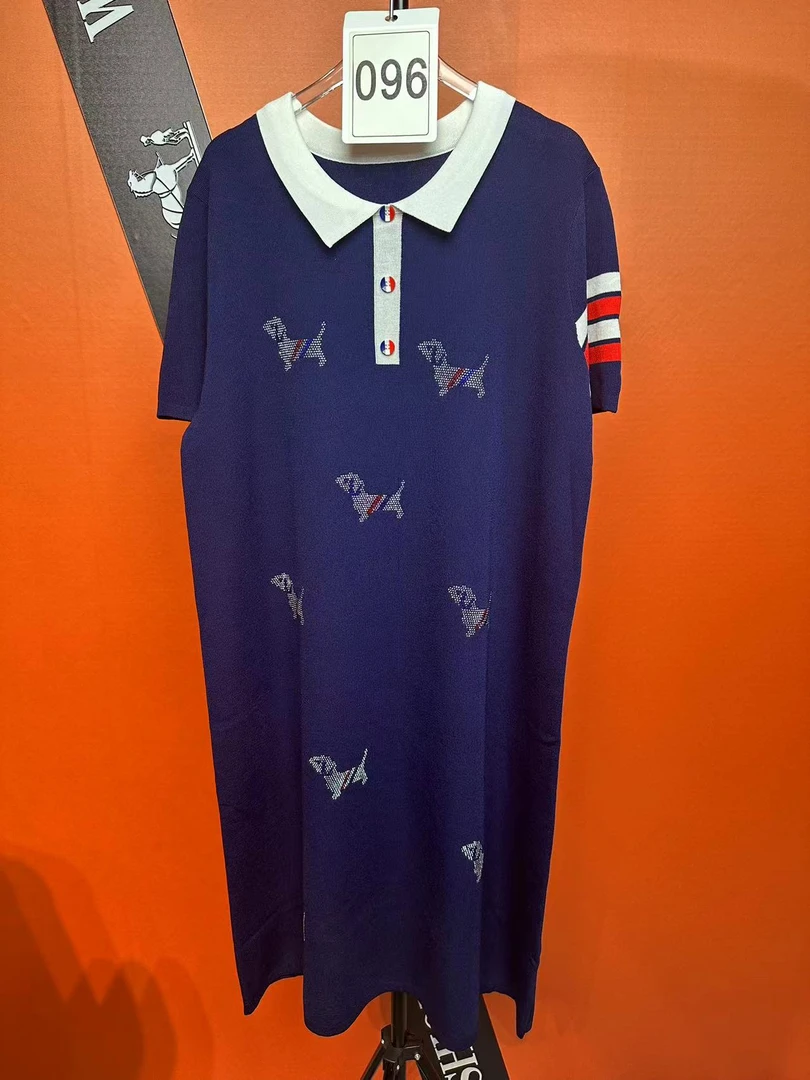 (350)湾湾奢品贵妇既视感显瘦透气时尚百搭连衣裙