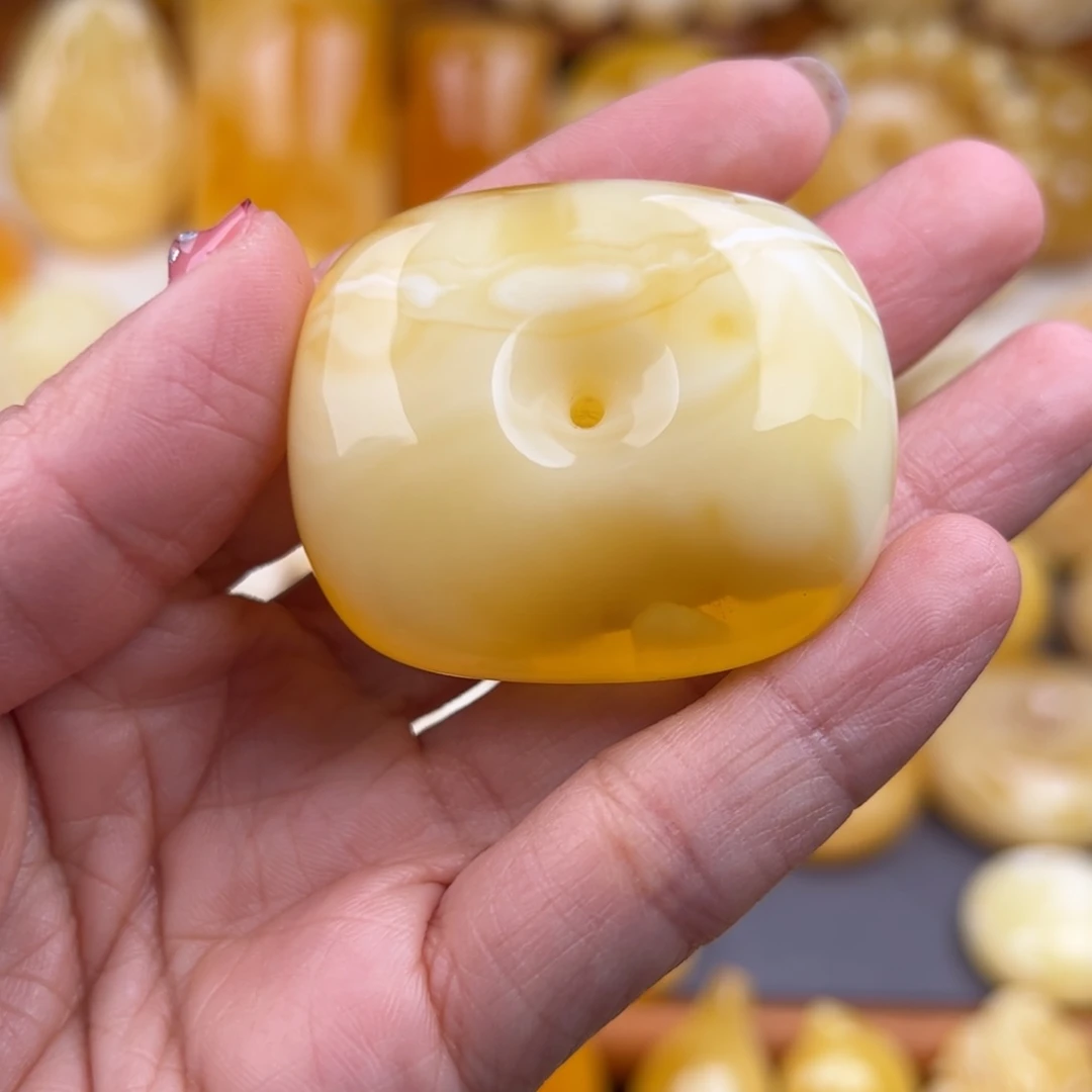琥珀裸石未镶嵌美***¥纯天然琥珀蜜蜡无优化