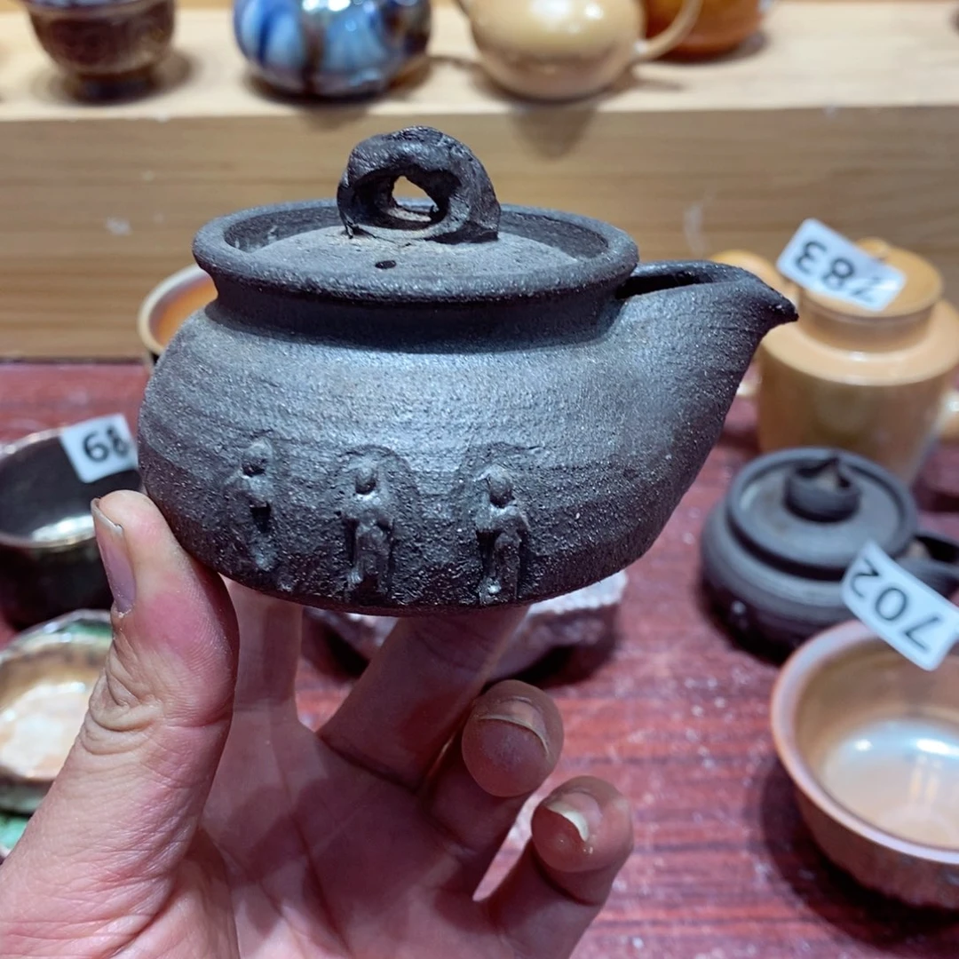 柴烧茶具陶瓷杯子