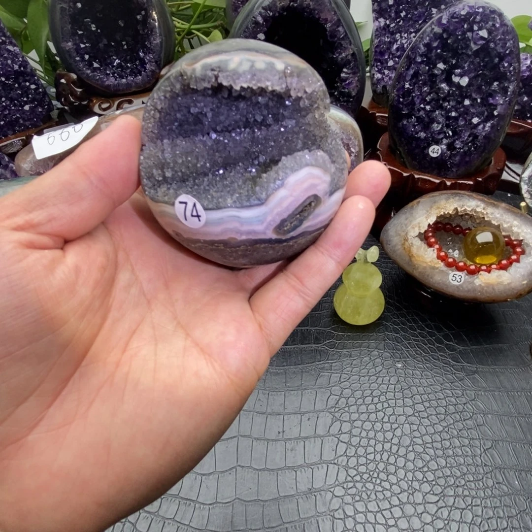紫晶未镶嵌大型摆件（非配饰）