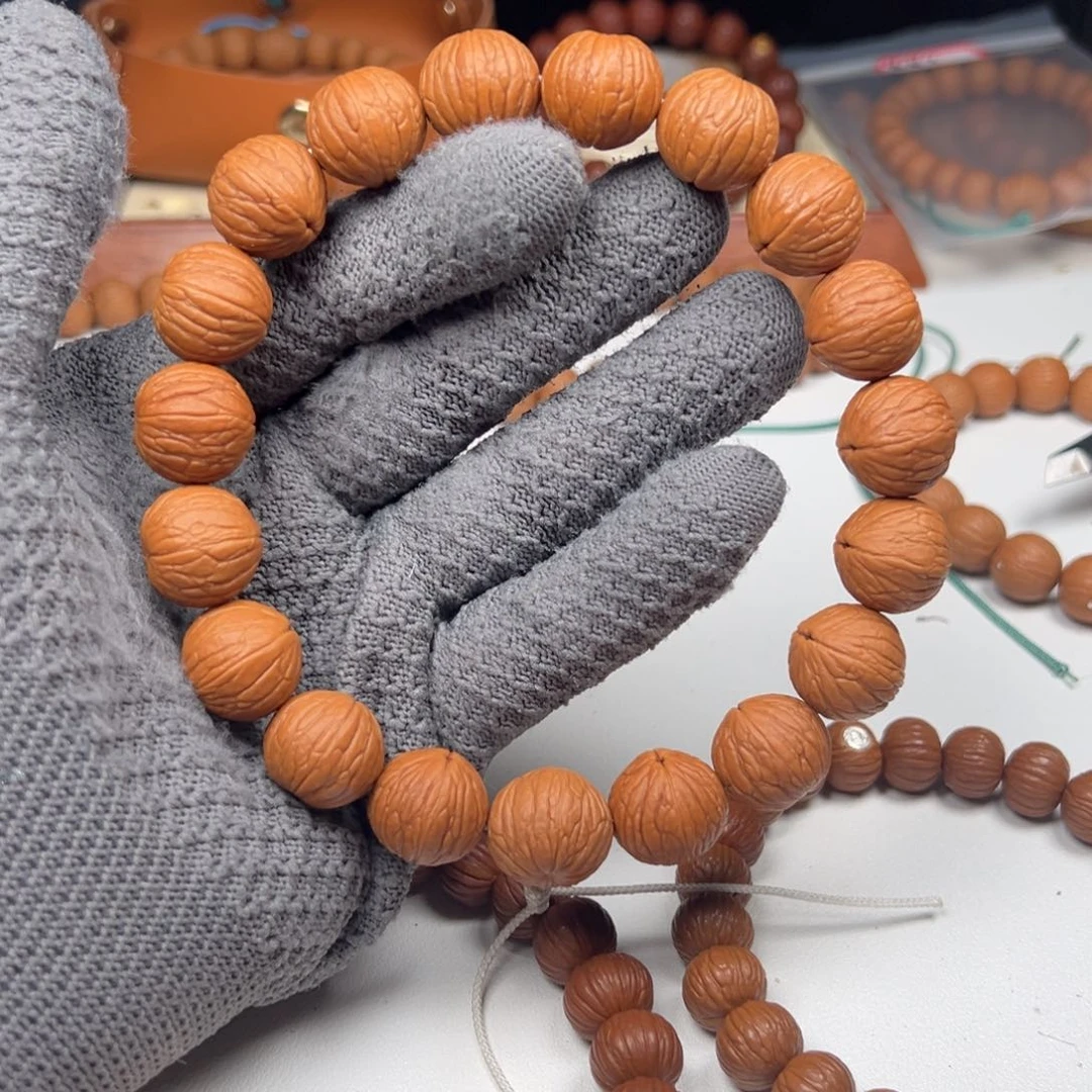 猴头核桃手串17尺寸横打聚宝盆