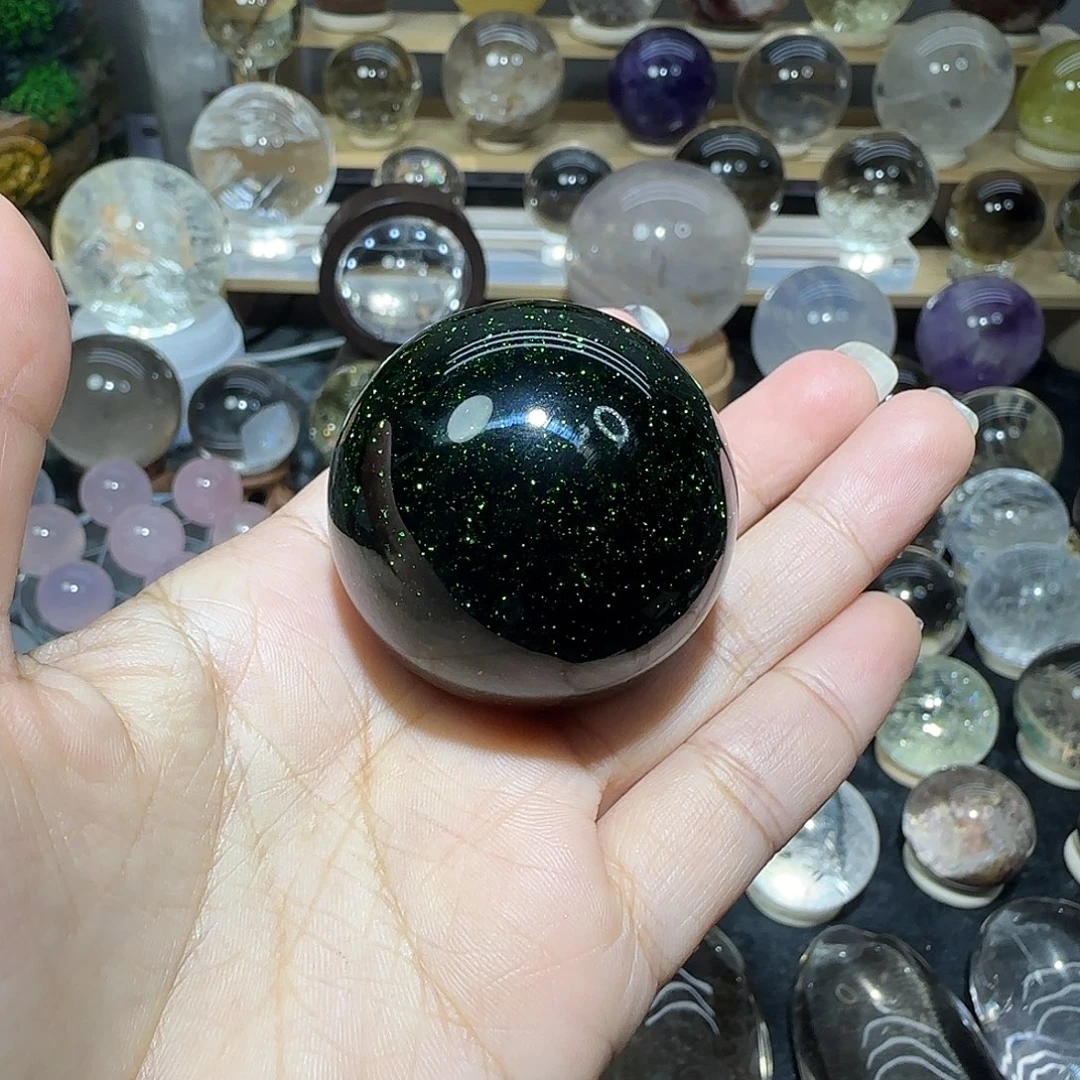 珠宝半成品未镶嵌水晶绿砂