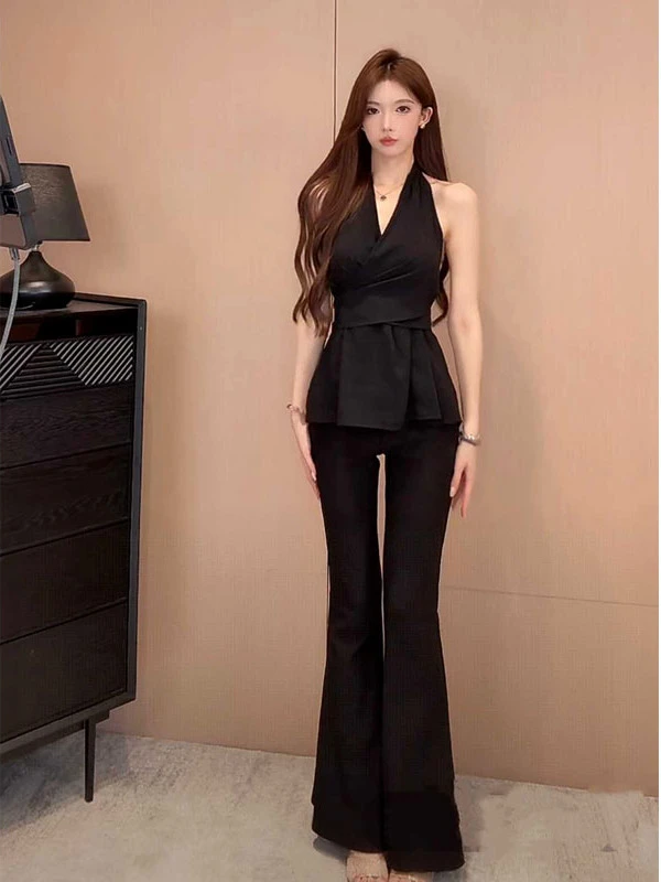 法式辣妹风轻熟风时尚套装女神范套装时尚夏季显瘦