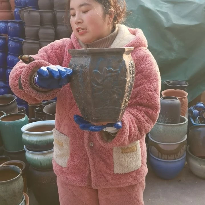 红陶口18高24瑕疵