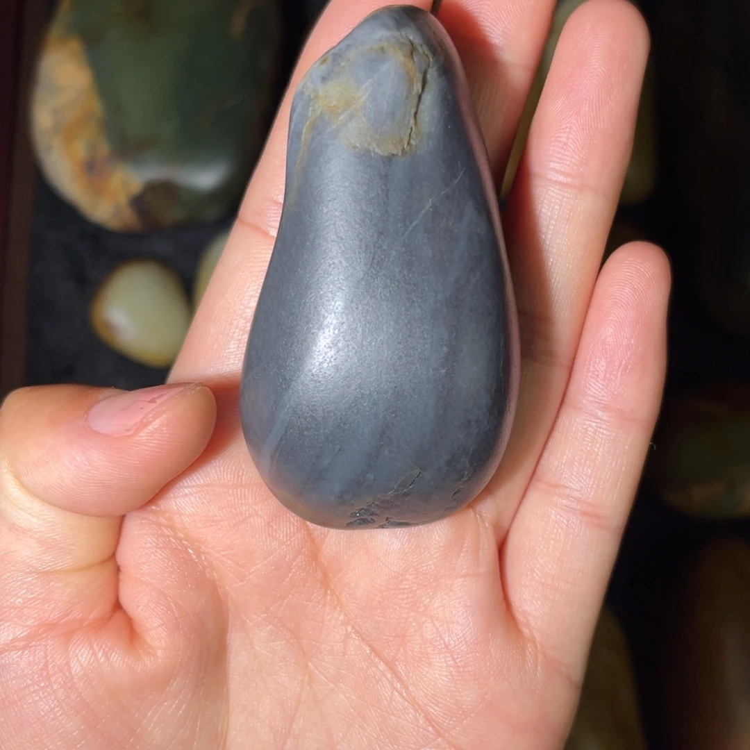 和田玉未镶嵌挂件118g