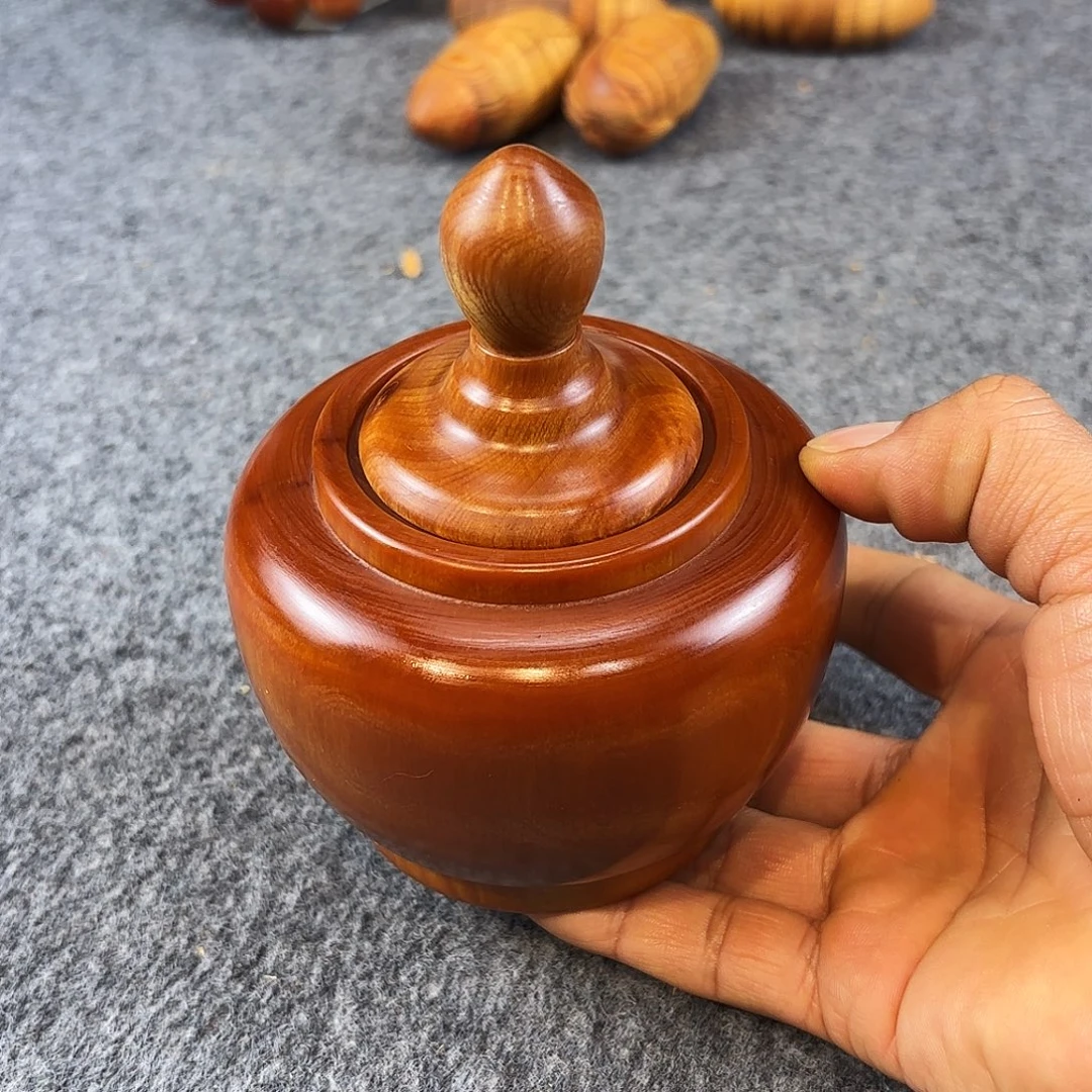 崖柏骨料糖心茶叶罐