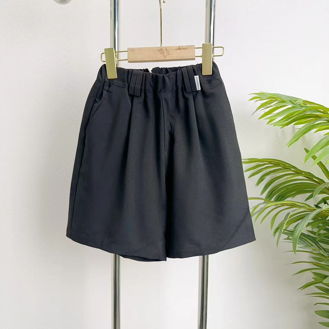 【X325】黑色梭织裤B5-11