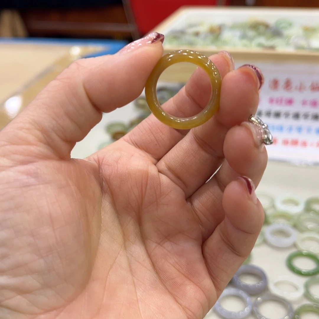 和田玉戒指未镶嵌p****a