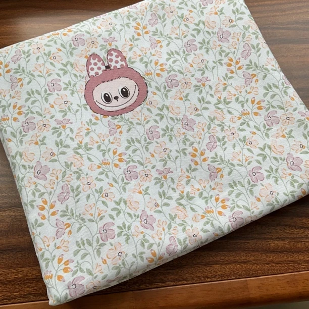 山东粗布床单（小布布-粉）尺寸1.6米×2.4米加厚原棉大帆布