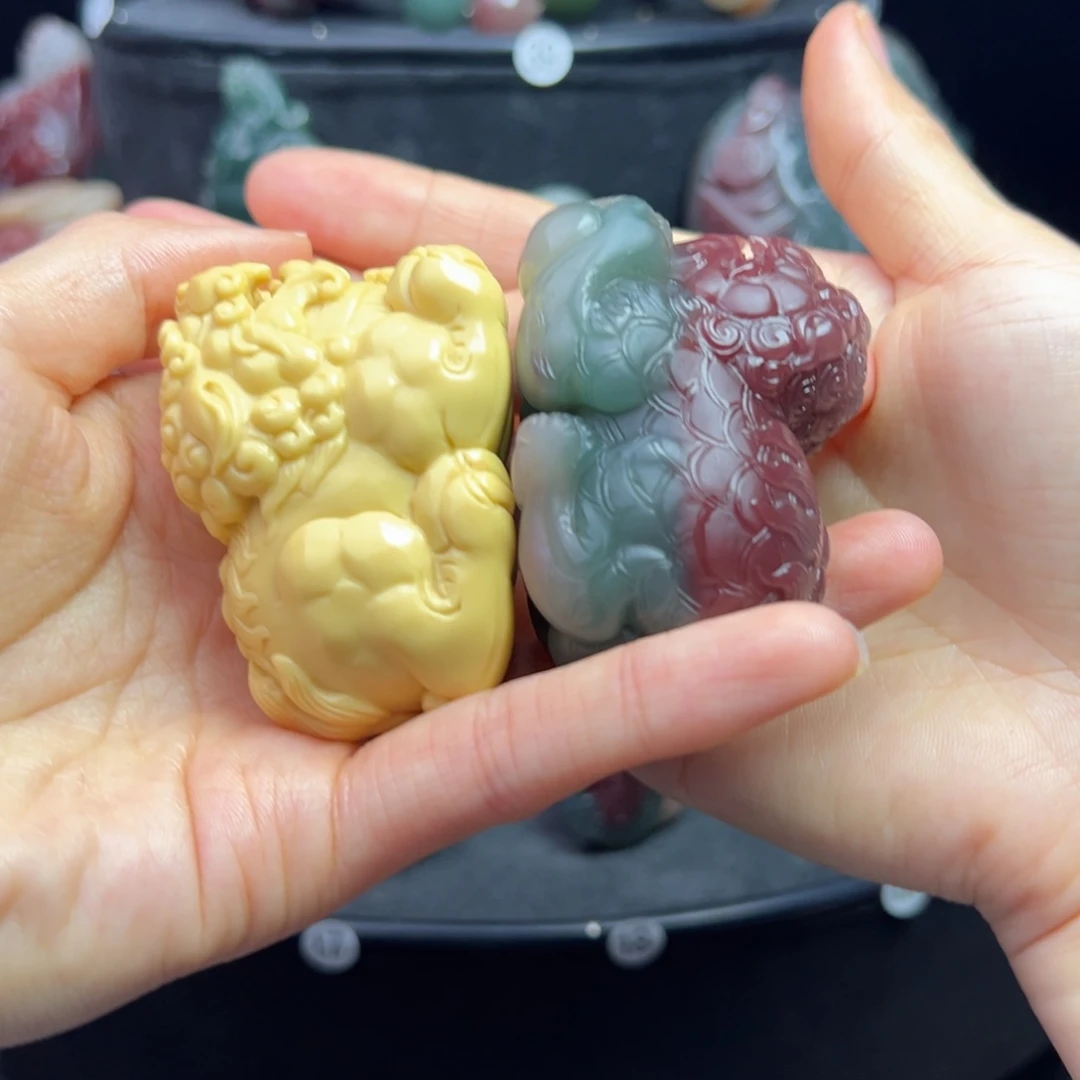 溯***苒玛瑙/玉髓未镶嵌秦紫玉