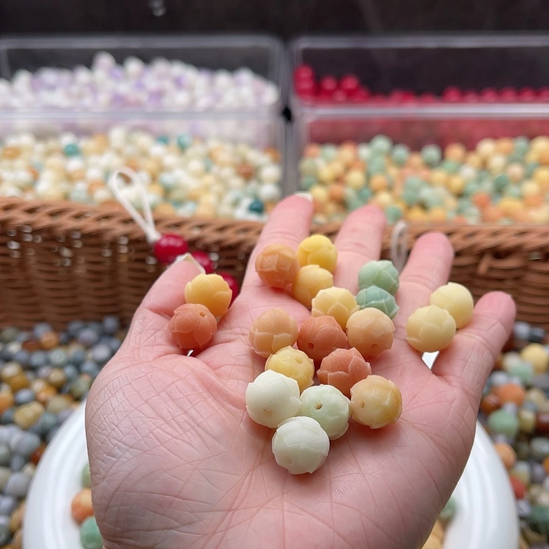 白玉菩提吊坠Q/11mm/20+2颗