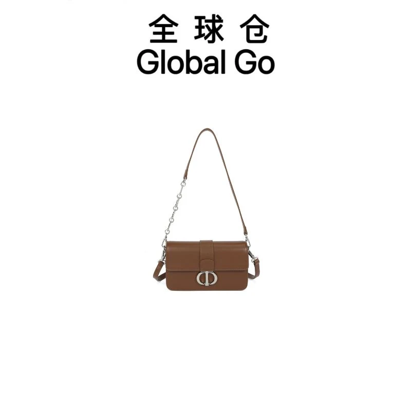 【Global Go】轻奢方盒子包D时尚通勤高级感气质斜挎女包X-9328棕色