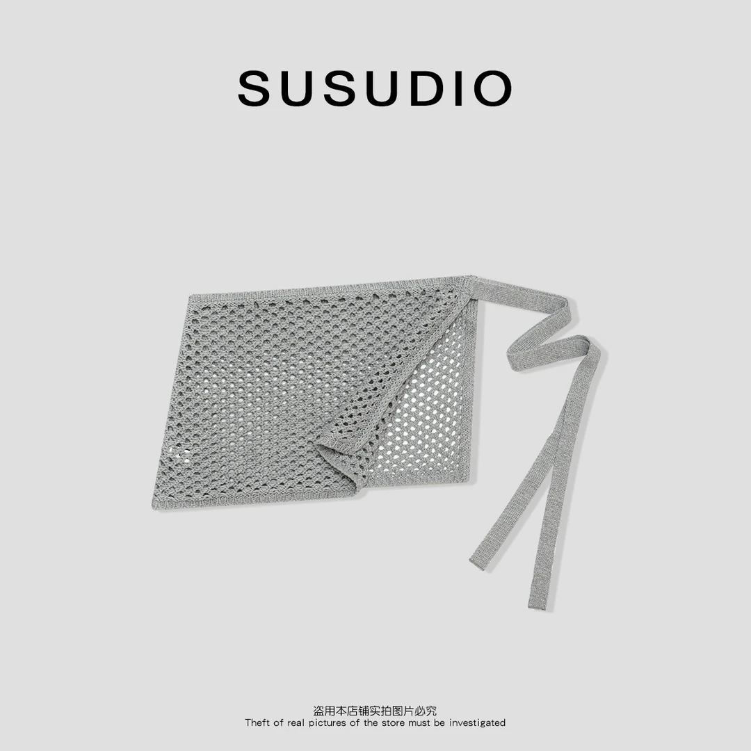 SUSUDIO 100棉春夏经典时髦镂空万能搭披肩20039