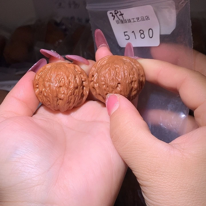 文玩核桃把件铁锤39➕