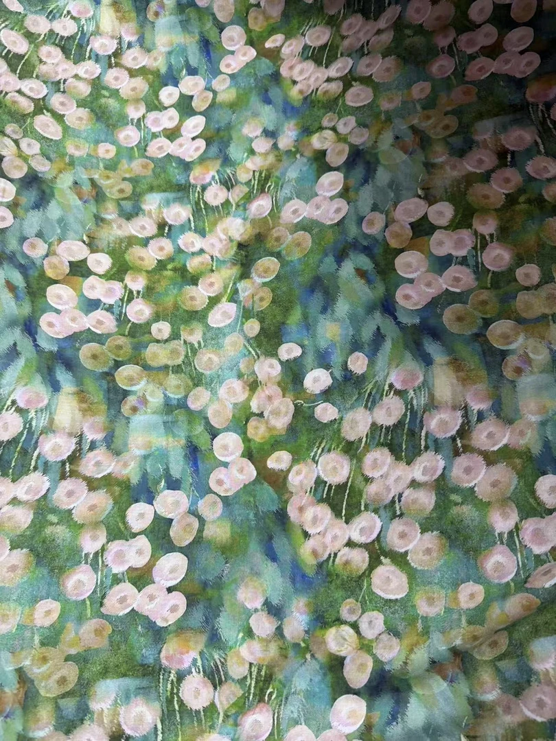 【木棉.铜钱草】新款木棉布料，不支持七天无理由