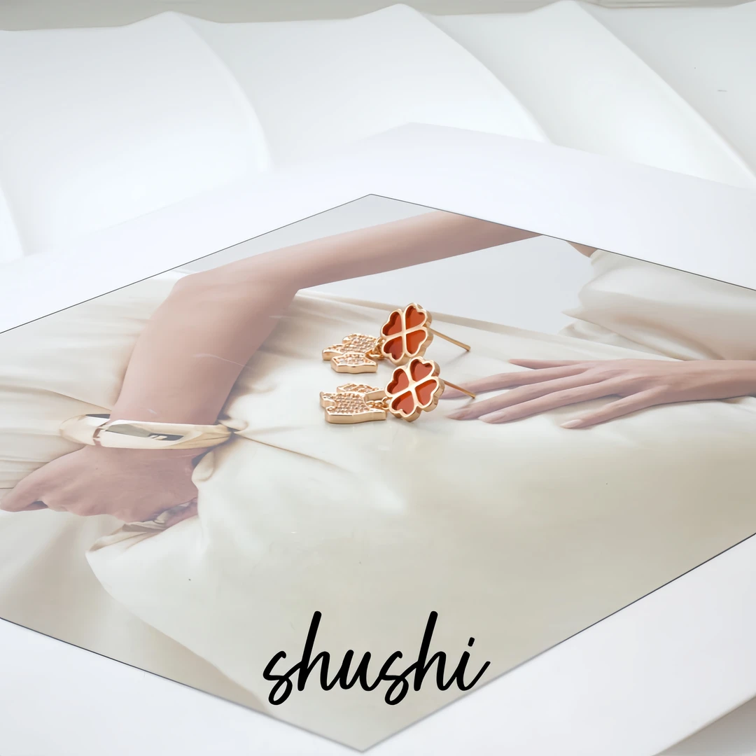 铜合金锆石耳饰 耳环9195