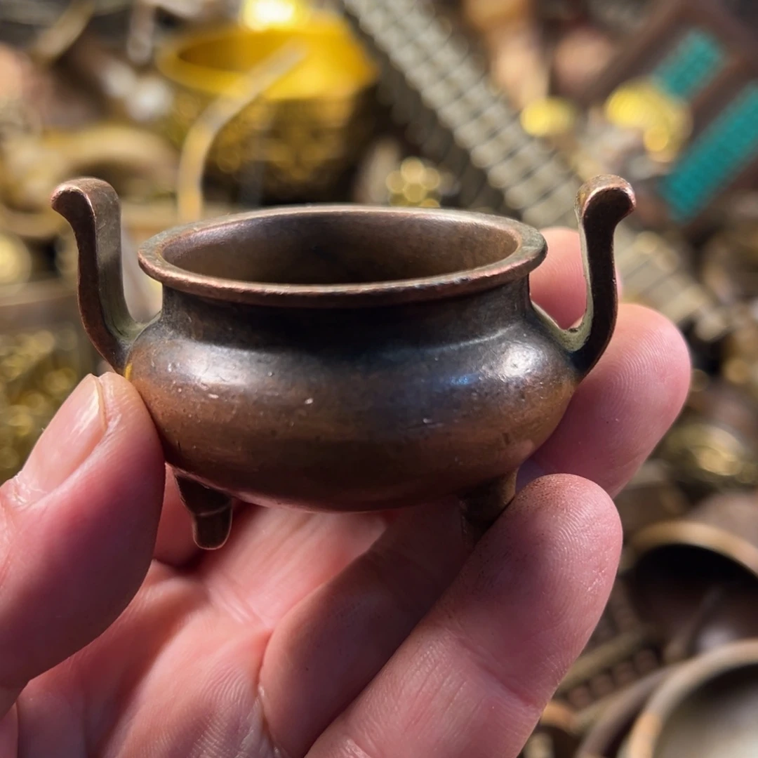 茶壶香炉铜器摆件