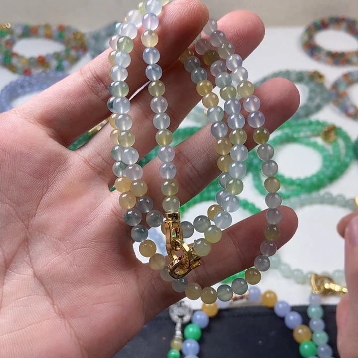 定制翡翠未镶嵌缅甸翡翠a货卡5.2